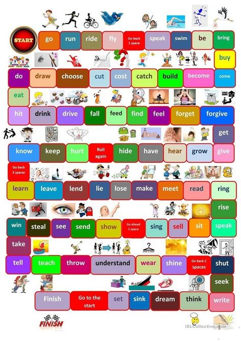 Verbs Esl, Verb Games, Esl Games, Past Simple, English Exercises, Verb Worksheets, English Games, English Worksheets For Kids, Irregular Verbs