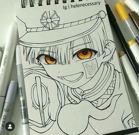 Easy Pencil Drawing, Naruto Sketch, Anime Drawing Books, Pencil Drawings Easy, Arte Sketchbook, Art Drawings Sketches Creative, Anime Canvas, Hanako Kun, Anime Drawings Tutorials