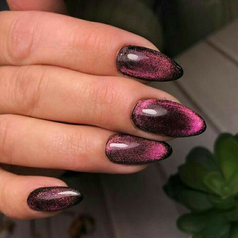 Scary Faerie, Square Oval Nails, Eye Nail Art, Hippie Nails, Happy Nails, Nails Now, Eye Nails, Nail Candy, Cat Eye Nails