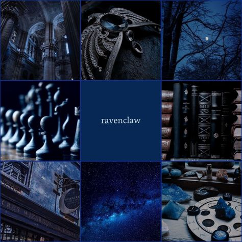 Ravenclaw Color Palette, Ravenclaw Moodboard, Ravenclaw Colors, House Ravenclaw, Ravenclaw Pride, Color Knowledge, Ravenclaw Aesthetic, Ravenclaw House, Interior Design Drawings