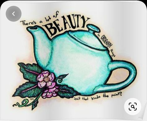 The Office Teapot, Pick Tattoo, Pam Halpert, The Office Tattoo, Teapot Drawing, Teapot Tattoo, Tea Tattoo, The Office Stickers, Piercings Ideas