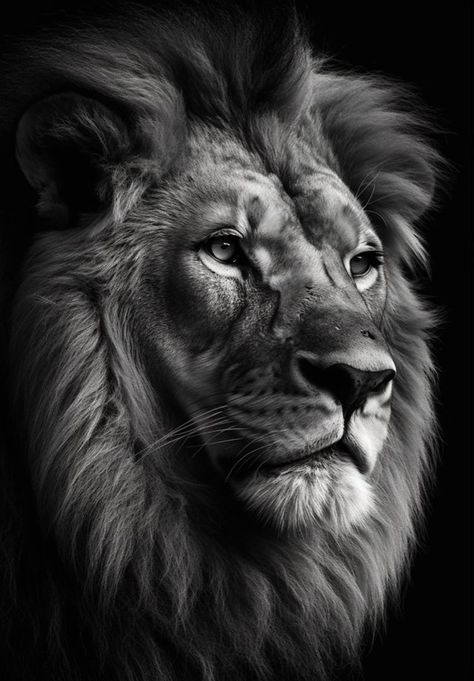 Lion Tattoo Men, Leones Tattoo, Leon Tattoo, Tattoos Lion, Lion Pillow, Lion Art Tattoo, Big Cat Tattoo, Wolf Tattoos Men, Regard Animal