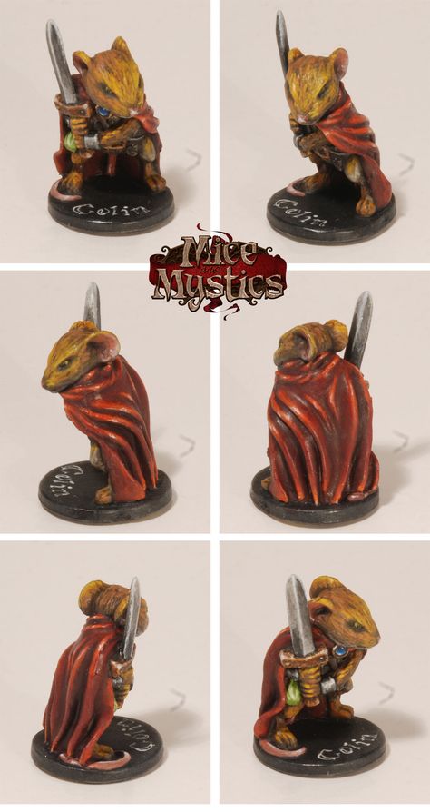 Mice & Mystics Colin Fantasy Board Games, Gaming Mice, D&d Minis, Modern Toys, Mini Figurine, Dnd Miniatures, Nerd Love, Miniature Figures, Fantasy Miniatures