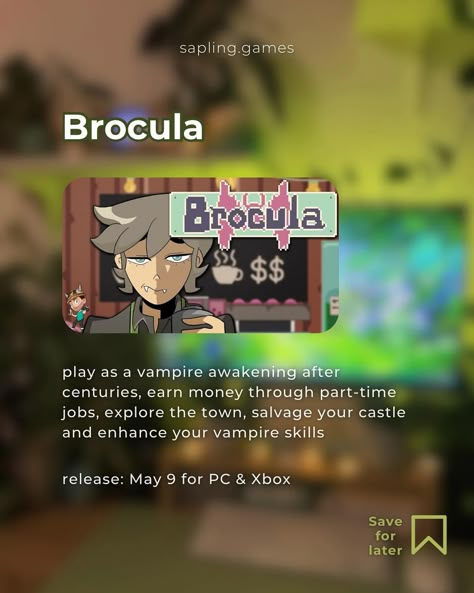 scroll to see more about each game➡️ Little Kitty Big City and Brocula are out!💚 Personally, I really wanna play both. Can’t wait to explore the streets playing as a cat and maybe cause a little chaos in Little Kitty Big City🤪 💭 Who wants to play any of these games too? ——— ➡️ Find all my socials & discount codes in my bio and my highlights Follow me (@sapling.games) for daily cozy gaming content🌱 🪴partners: @leahacnh @cherie.crossing @cozywithjojo @theannasaur @m0ssy.gr0ve 🏷️ Cozy Ga... Relaxing Game, Pink Games, Kawaii Games, Nintendo Switch Games, Cute Games, Pixel Art Design, Pet Hacks, Disney Memes, Gaming Setup