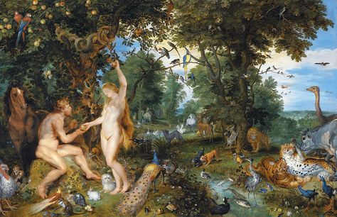 In Ursula K. LeGuin's short story "She Unnames Them," Eve and the animals return the names that Adam has bestowed on them. The Falling Man, Jan Van Eyck, The Garden Of Eden, Paul Rubens, Auguste Rodin, Hieronymus Bosch, Peter Paul Rubens, The Hague, Garden Of Eden