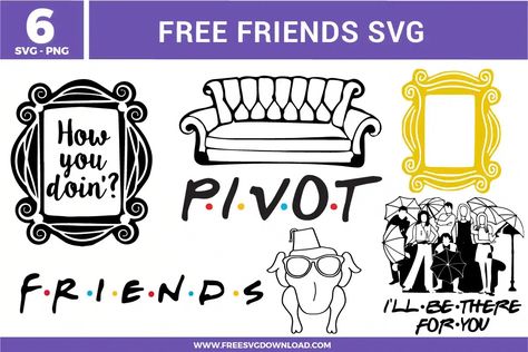 Friends Silhouette, Friends Svg, Free Friends, Party Crafts, Laser Ideas, Almost Ready, Free Svg Files, Free Svg Cut Files, Svg Downloads