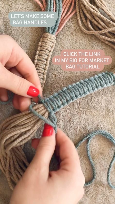 Market Bag Tutorial, Macrame Market Bag, Winter Project, Bag Tutorial, Macrame Decor, Macrame Tutorial, Macrame Art, Bags Tutorial, Tutorial Diy