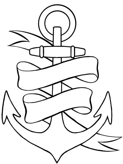 Anchor Tattoo Stencil, La Tattoos Ideas, Anchor Sketch, Nautical Drawings, Anchor Drawing, Anchor Drawings, Tattoo Ideas Males, Vintage Tattoo Design, Ancient Tattoo