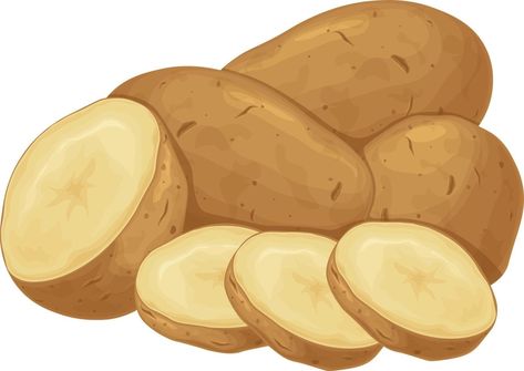 Potatoes Drawing, Potato Illustrations, Potatoes Cartoon, Potatoes Illustration, Potato Clipart, Potato Illustration, Potato Cartoon, Potato Battery, Potato Drawing