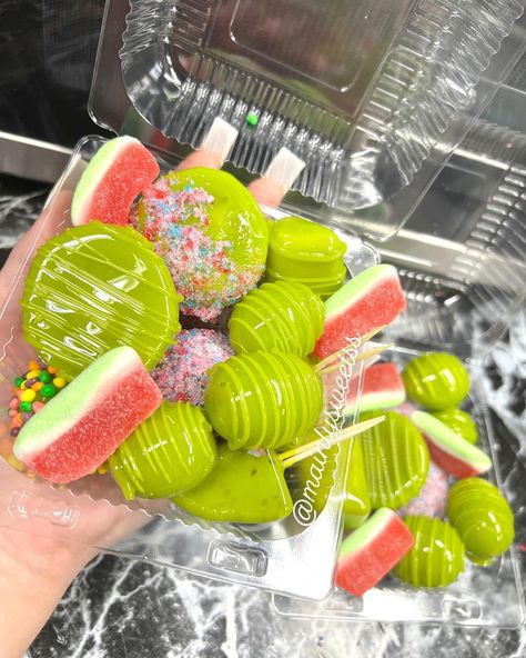 Grapes x Kiwi x DragonFruit 🍉 Watermelon x Jolly Ranchers - - - - #fyp #foryou #explore #explorepage #candiedfruit #sweets #louisvilleky #treatmaker #treats #candyfruit #candygrapes #watermelonflavor #jollyranchers #candy #fruit #candied #louisvillefoodies #louisvilleeats #trending Fruit Candy Packaging Design, Jolly Rancher Grapes, Candied Food, Candy Covered Fruit, Candied Watermelon, Candy Fruits, Candied Grapes Recipe, Candied Fruit Recipes, Candied Grapes