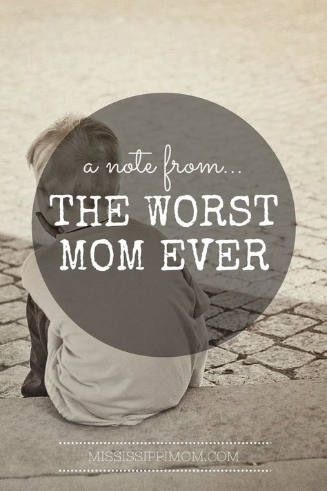 Do you ever feel like "the worst mom ever"? We all do sometimes.  The question is what should we do with those feelings?  How do we overcome them? Verses For Kids, Bad Mom, Grow In Grace, Printable Bible Verses, Christian Parenting, Christian Women, Parenting Advice, Words Of Encouragement, The Worst