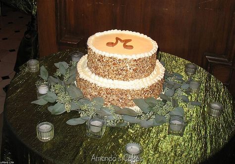 Grooms Carrot Cake......would look good with A-State logo on top. Carrot Cake Grooms Cake, Wedding Finger Foods, Easy To Cook Meals, Cake Logo, Cream Cheese Icing, Cake With Cream Cheese, Grooms Cake, Carrot Cake, Wedding Shower