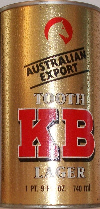 Tooth KB Lager Australian Export - Australia Australian Beer, Beer Cans, Beer Labels, Beer Label, Vintage Ads, Beer, Branding, Australia, Canning