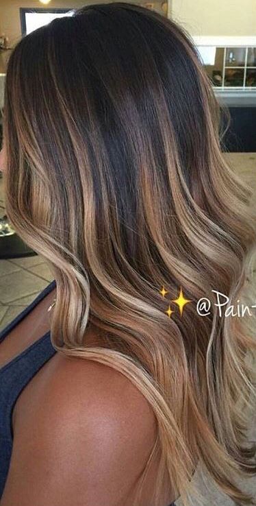 Balyage Long Hair, Blonde Hair Transformations, Fall Hair Color Trends, Brunette Hair With Highlights, Caramel Highlights, Brunette Balayage Hair, Brown Hair Balayage, Summer Hair Color For Brunettes, Balayage Brunette