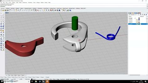 Draw Jewelry, Rhino Cad, How To Make Lobster, Buta Design, Rhino Tutorial, Channel Set Wedding Band, Jewelry Template, Cad Designer, Lock Jewelry