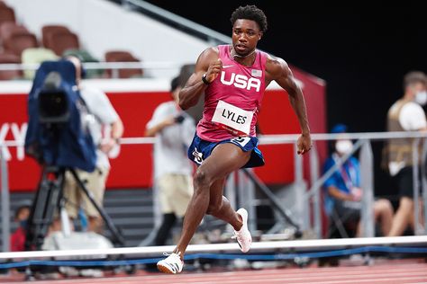 Noah Lyles Running, Track Athletes, Noah Lyles, Athletics Track, Star Track, Train Your Mind, Track Field, Olympic Champion, Rare Breed