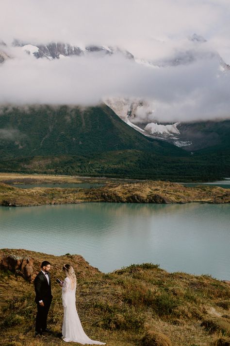 Stunning Torres Del Paine National Park Elopement | Junebug Weddings Portland Elopement, Anni Graham, Sunrise Elopement, Torres Del Paine National Park, Best Places To Elope, Patagonia Chile, Places To Elope, Finish Strong, National Park Elopement