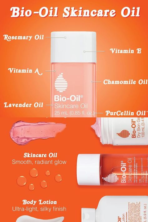 Bio Oil Pregnancy, Vitamin E Serum, Bio Oil Skin, Pregnancy Skincare, Chamomile Oil, Bio Oil, Stretch Mark, Healthy Skin Tips, Oil Skin Care