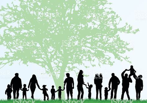 Family Tree Background, Family Drawing Illustration, Family Reunion Invitations, Map Tattoos, Photo Clipart, Protest Art, Family Drawing, Given Name, Silhouette Images