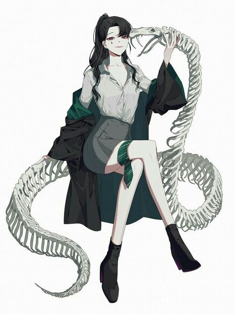 This looks like a female Tom Riddle. Harry Potter Oc, Harry Potter Artwork, Images Harry Potter, White Snake, Harry Potter Anime, Poses References, Harry Potter Fan Art, Harry Potter Art, Arte Fantasy