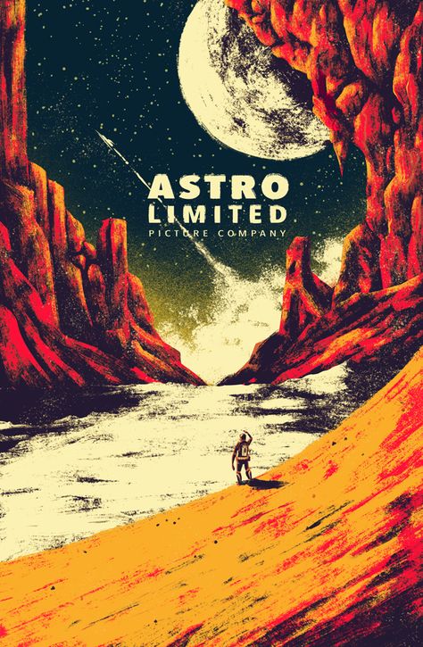 Retro Space Posters, Posters Graphic Design, Space Posters, Digital Painting Photoshop, Movie Artwork, Retro Graphic Design, Retro Space, Space Poster, Art Corner