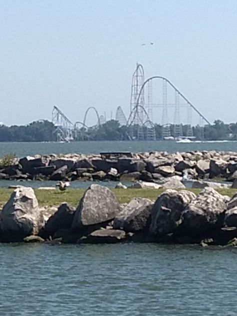 Cedar point lake erie ohio summer time Cedar Point Ohio, Lake Erie Ohio, Cedar Point, Lake Erie, Great Lakes, Summer 2024, Summer Time, Cleveland, Ohio