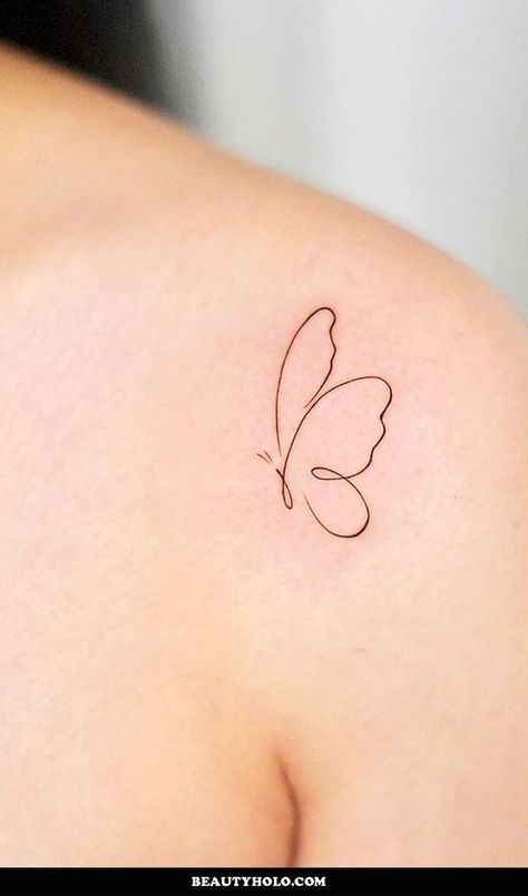 Small Trendy Tattoos Simple, Tattoo That Signifies Strength, Tattoo 18th Birthday, Personality Tattoos Ideas, Kismet Tattoo Ideas, Tattoos Butterfly Small, Small Girlie Tattoos Ideas, Small Tattoos For Back, Cute Tattoo Ideas Aesthetic