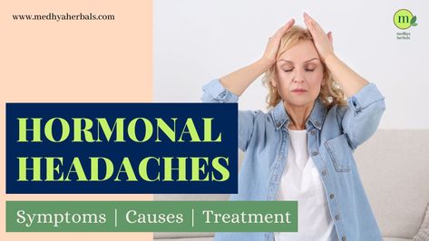 Learn about hormonal headaches, including menstrual migraines and period headaches. Discover Ayurvedic remedies and lifestyle changes to manage them effectively. Period Headache Relief, Menstrual Migraine, Period Headaches, What Causes Migraines, Hormonal Headaches, Menstrual Migraines, How To Lower Cortisol, Daily Headaches, Lower Cortisol Levels