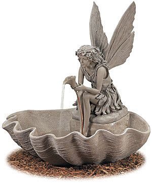 Fairy Garden Fountain, Angel Garden Statues, Fairy Fountain, Tabletop Water Fountain, Garden Waterfall, Fairy Statues, Angel Statues, Garden Fountain, Fountains Outdoor