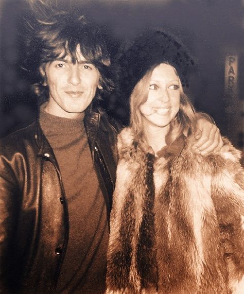 pinterest george and pattie | George and Pattie~ George Harrison Pattie Boyd, Beatles Girl, Pattie Boyd, Beatles George Harrison, Beatles George, Beatles Photos, Something In The Way, The Fab Four, I'm With The Band