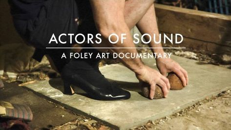 Unique opportunity: Watch the full 'Actors of Sound - a Foley Art Documentary' here, for a limited time: https://www.asoundeffect.com/actors-of-sound-foley-documentary/ Foley Artist, Foley Sound, Film Tips, The Secret World, Christmas Play, Movie Gifs, Fantasy Games, Sound Design, Sound Effects