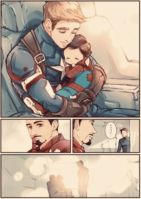 Bottom Steve Rogers, Tony Iron Man, Tony Stark Fanart, Stony Avengers, Stony Superfamily, Superfamily Avengers, Marvel Couples, Super Family, Steve And Tony