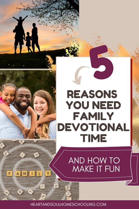 5 reasons you need family devotional time, plus 365 ideas to make it fun! via @destinyblogger Devotion Ideas, Family Bible Study, Family Bible, Study Resources, Family Devotions, Family Units, Bible Passages, Family Project, Math Curriculum