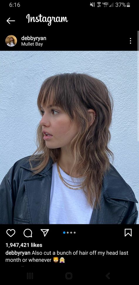 Debby Ryan Hair, Layered Mullet, V Cut Layers, Long Shag, Debby Ryan, Hair Inspo, Dreadlocks, Hair Cuts, Hair Styles