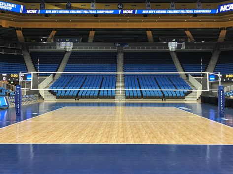 Proud to be at the center of the NCAA Men’s Volleyball Championships Volleyball Gymnasium, Volleyball Court Aesthetic, Volleyball Net Aesthetic, Volleyball Court Wallpaper, Volleyball Outside, Volleyball Court Background, School Volleyball Court, Volleyball Ground, Volleyball Aesthetic Setter