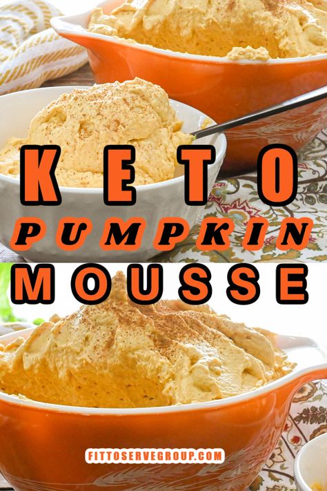 This keto pumpkin mousse is not only delicious, but it's also one you can whip up rather instantly. There is no need to turn on the oven or stove with this pumpkin mousse and it's made with pumpkin puree for when you are craving the flavors of pumpkin and want it to be low in carbs and fuss-free. keto easy pumpkin mousse| low carb pumpkin mousse| sugar-free pumpkin mousse Keto Pumpkin Mousse, Low Carb Pumpkin Recipes, Canned Pumpkin Recipes, Whipped Pumpkin, Keto Easy, Pumpkin Mousse, Sugar Free Pudding, Pumpkin Pudding, Keto Pumpkin