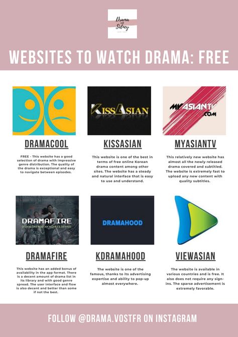 Websites To Watch Asian Dramas, Kdrama Watching Sites, Korean Drama Website, Sites To Watch K Dramas For Free, Apps To Watch Drama For Free, Free Korean Drama Website, Where To Watch Drama For Free, Free Korean Movies Website, Free Drama Websites