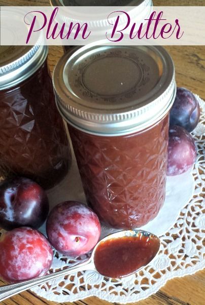 Use up the seasonal plums for homemade Plum Butter. It tastes just like Christmas, but in the summertime! Great spread for everything from Clever Housewife. Plum Butter Recipe, Cabin Recipes, Plum Butter, Plum Recipes, Plum Jam, Jam And Jelly, Jelly Recipes, What's For Breakfast, Nut Butters