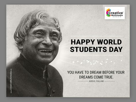 World Students Day, Counseling Bulletin Boards, Birthday 15, A P J Abdul Kalam, 15 October, Live Backgrounds, Navratri Festival, Students Day, Abdul Kalam