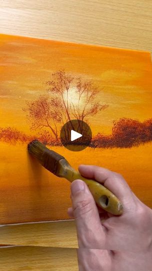 Acrylic painting  #art #reels #painting | Joony art | Lesfm · Morning Dew Joony Art, Art Reels, Art Sunset, Watercolor Pictures, Landscape Art Painting, Morning Dew, Painting Art, Landscape Art, Art Work