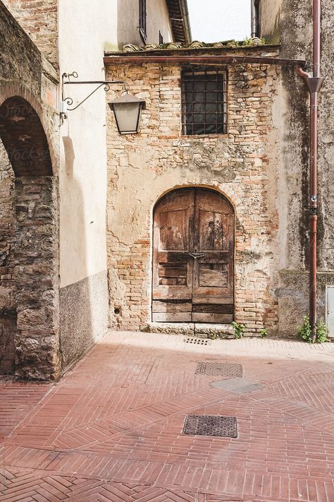 Typical Alley In Old Italian Village Download this high-resolution stock photo by Giorgio Magini from Stocksy United. Italian Village Chicago, Italian Country House, Italian Country, Italian Farmhouse, Village Photos, Italian House, Italian Village, Country House Interior, Italian Architecture