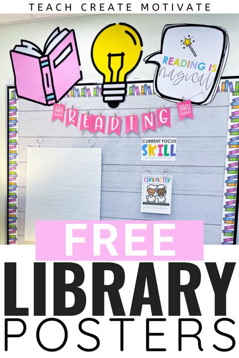 These cute and colorful posters are the perfect addition to your classroom library or reading space. Use the, above bulletin boards or posted near book shelves. They will make the cutest addition to your classroom decor. Reading Intervention Door Decor, Book Shelf Ideas Classroom, Reading Corner Wall Decor Classroom, Reading Library Bulletin Board, Class Library Bulletin Board, Reading Signs For Classroom, Third Grade Classroom Library, I-ready Bulletin Board Ideas, Reading Decorations Classroom