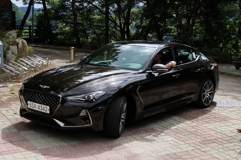 2018 Genesis G70: First Drive G70 Genesis, Laferrari Aperta, Genesis G70, Luxury Vehicle, App Concept, Ford Mustang Car, Pimped Out Cars, Car Tattoos, Hyundai Genesis