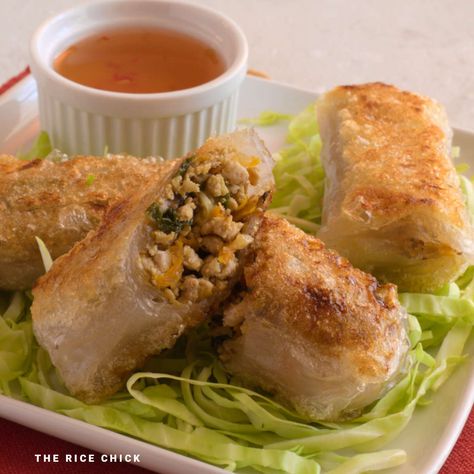 Crispy Rice Paper Rolls Spring Rolls Recipe Rice Paper, Rice Paper Rolls Fillings, Crab Spring Rolls, Crispy Rice Paper Rolls, Chicken Rice Paper Rolls, Rice Paper Rolls Recipes, Rice Paper Spring Rolls, Recipes Using Rice, Crispy Rice Paper