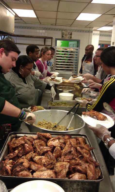 Preparing food to feed the homeless Feeding The Homeless Ideas Meals, Feeding The Homeless, Soup Kitchen, Food Bank, 2025 Vision, Community Service, Christmas Food, Birthday, Quick Saves