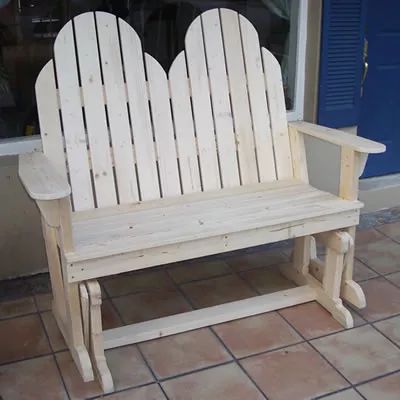 Porch Glider Plans, Adirondack Loveseat, Outdoor Woodworking Plans, Woodworking Plans Patterns, Rocking Chair Plans, Adirondack Rocking Chair, Adirondack Chair Plans, Rocking Chair Porch, Woodworking Bench Plans