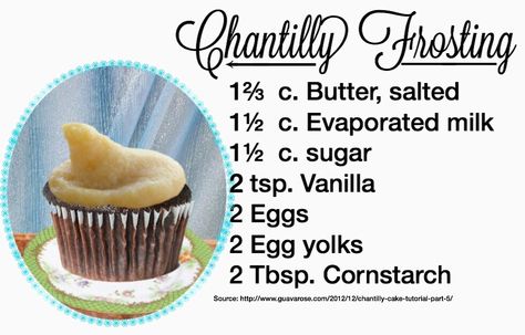 Chantilly Frosting - over a Chocolate Cupcake - ohhhh yum! Hawaiian Chantilly Cake Recipe, Hawaiian Chantilly Cake, Chantilly Frosting, Chantilly Chocolate, Hawaii Desserts, Chantilly Cake Recipe, Low Boil, Chantilly Cake, Hawaiian Desserts