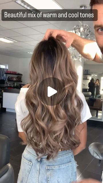 Fall Balayage Bronde, Hair Colour For Fair Indian Skin, Balayage Hair For Brown Skin, Air Touch Hair Brown, Asian Brown Balayage, Bronde Balayage On Dark Hair, Air Touch Balayage, Milk Tea Balayage, Air Touch Hair