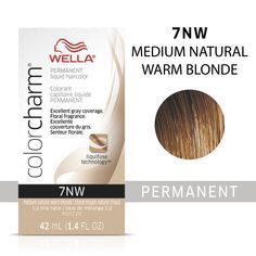 Wella Hair Dye, Dark Brown Hair Dye, Light Ash Blonde Hair, Toner For Blonde Hair, 2 Hair Color, Wella Hair Color, Hair Color Brands, Wella Color Charm, Liquid Hair