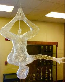 Kim & Karen: 2 Soul Sisters (Art Education Blog): Spider-Man Tape Sculpture Installation Sculpture Art High School, Tape Sculpture Ideas, Art Class Projects High School, Art Club Ideas High School, Packing Tape Sculpture, Tape Sculpture, Art Club Projects, Classe D'art, 3d Art Projects